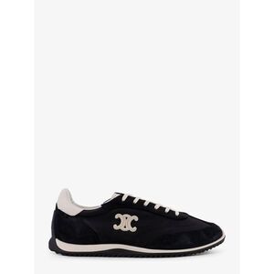 Celine Men Racer Nylon Sneakers With Triomphe Logo On The Side
